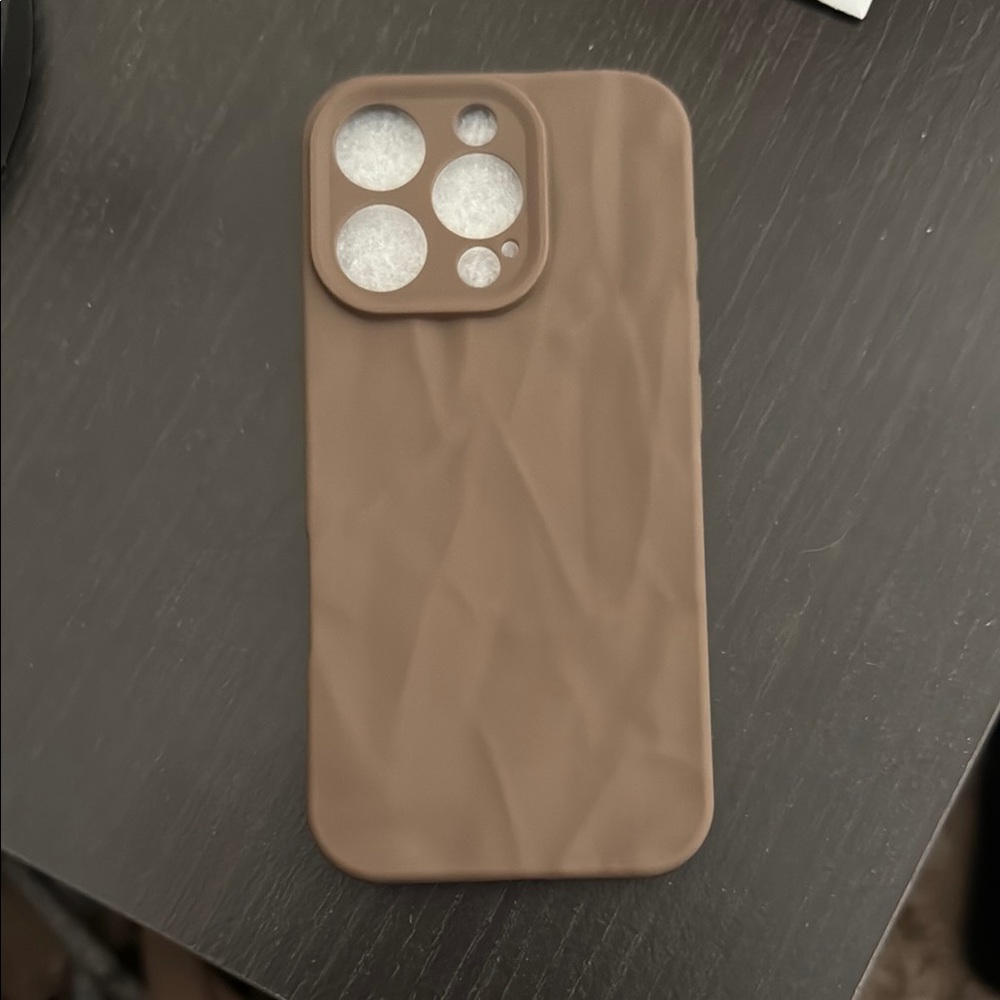 Brown Silicone iPhone Case